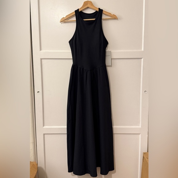 Nordstrom Zella Effortless Hybrid Racerback Midi Dress - Picture 7 of 9
